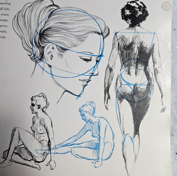 The Art of Drawing How To Instruction Book B-377 Vintage Softcover - Picture 9 of 16